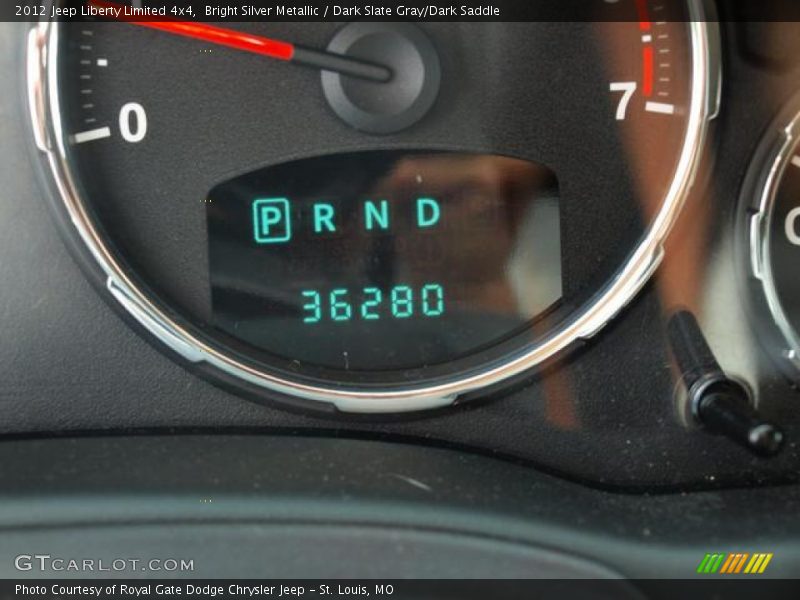 Bright Silver Metallic / Dark Slate Gray/Dark Saddle 2012 Jeep Liberty Limited 4x4