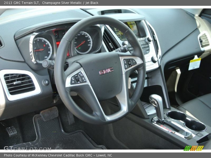 Champagne Silver Metallic / Jet Black 2013 GMC Terrain SLT