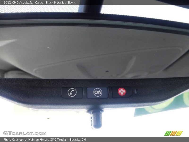 Carbon Black Metallic / Ebony 2012 GMC Acadia SL