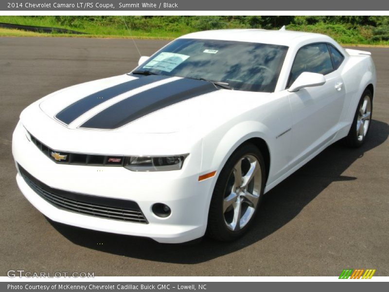 Summit White / Black 2014 Chevrolet Camaro LT/RS Coupe
