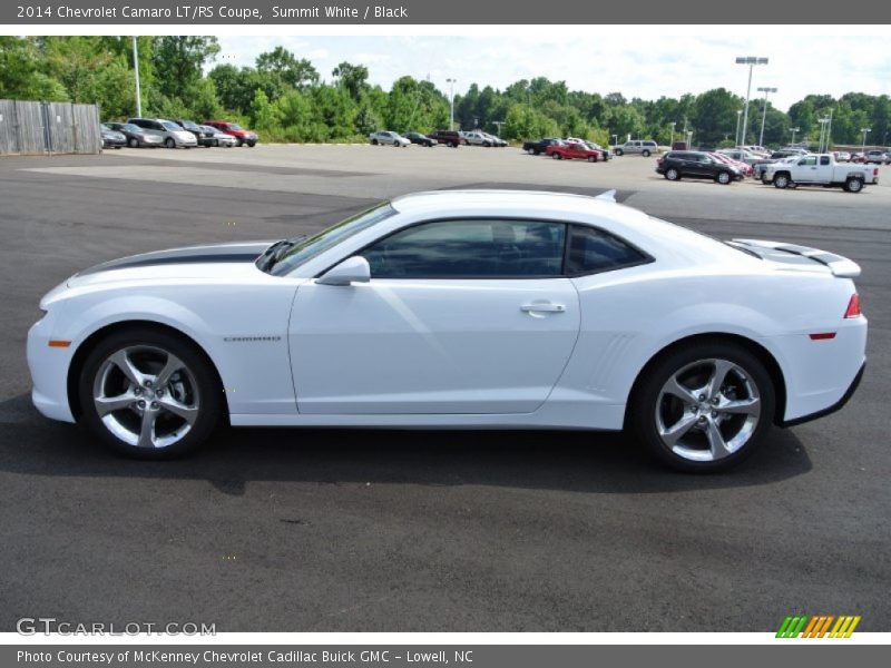 Summit White / Black 2014 Chevrolet Camaro LT/RS Coupe