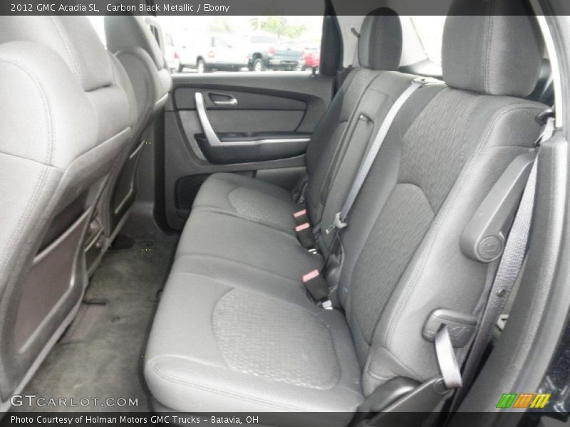 Carbon Black Metallic / Ebony 2012 GMC Acadia SL