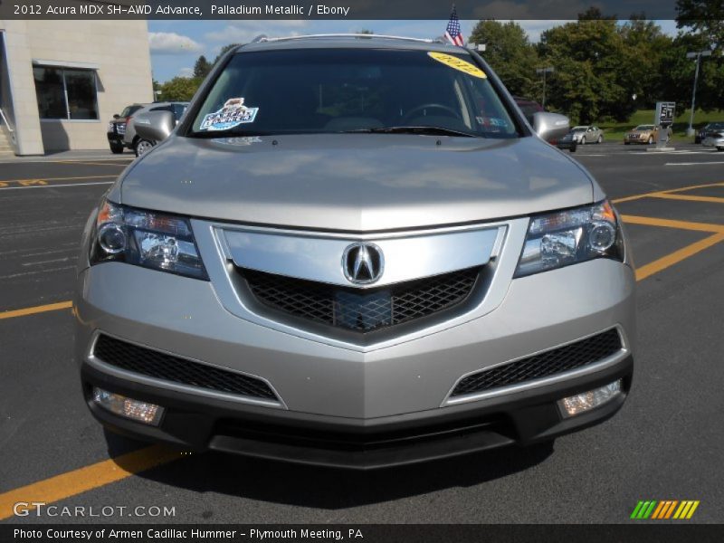 Palladium Metallic / Ebony 2012 Acura MDX SH-AWD Advance