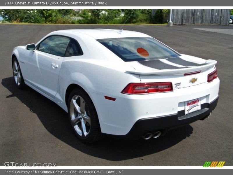 Summit White / Black 2014 Chevrolet Camaro LT/RS Coupe