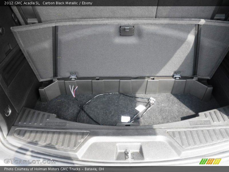 Carbon Black Metallic / Ebony 2012 GMC Acadia SL