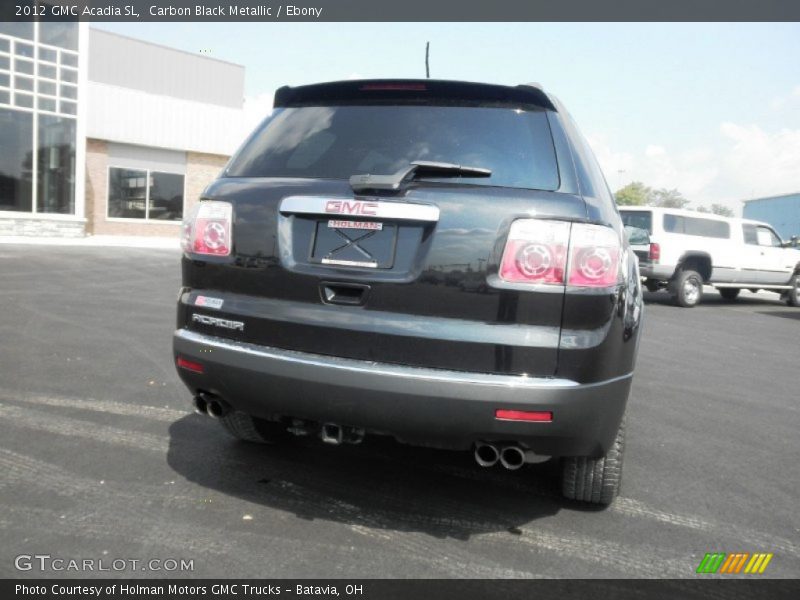 Carbon Black Metallic / Ebony 2012 GMC Acadia SL