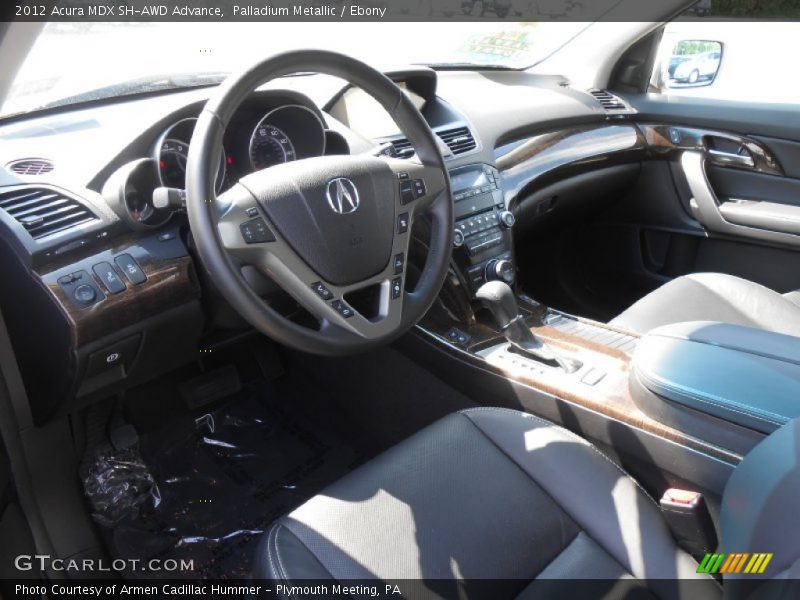 Palladium Metallic / Ebony 2012 Acura MDX SH-AWD Advance