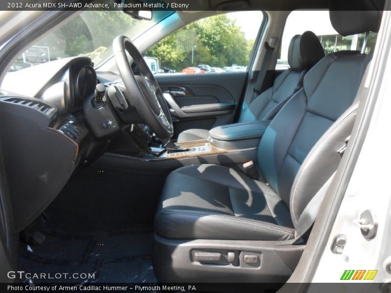Palladium Metallic / Ebony 2012 Acura MDX SH-AWD Advance
