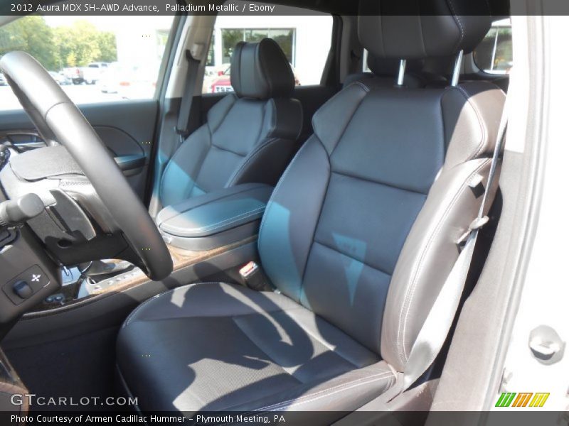 Palladium Metallic / Ebony 2012 Acura MDX SH-AWD Advance
