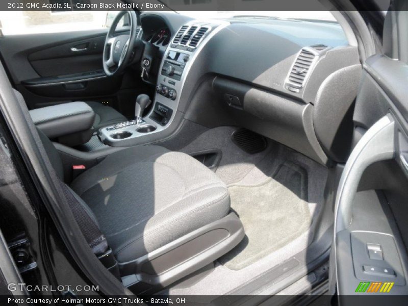 Carbon Black Metallic / Ebony 2012 GMC Acadia SL