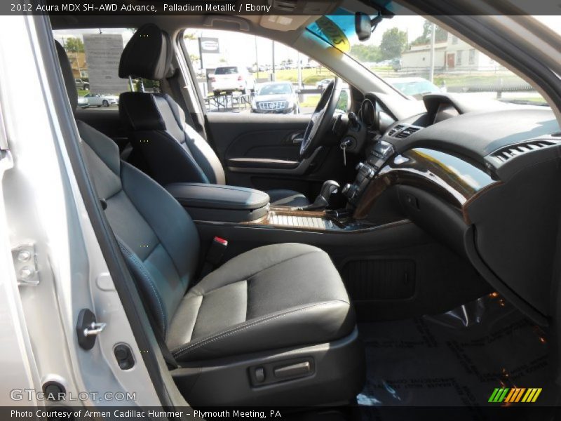 Palladium Metallic / Ebony 2012 Acura MDX SH-AWD Advance