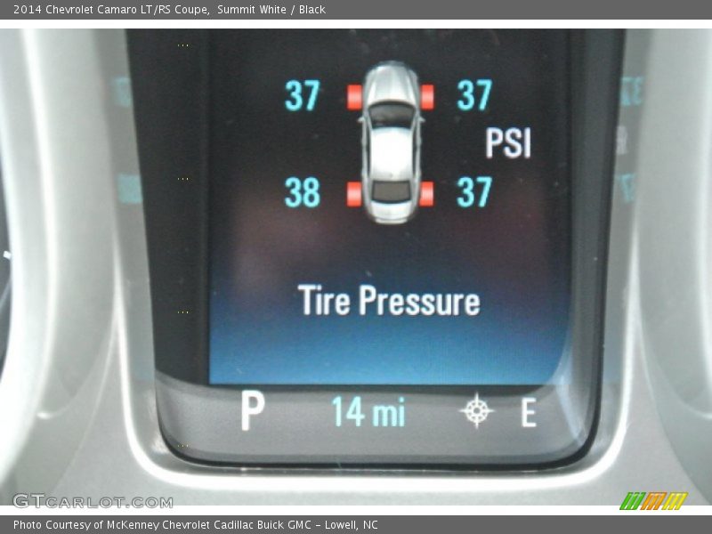 Summit White / Black 2014 Chevrolet Camaro LT/RS Coupe