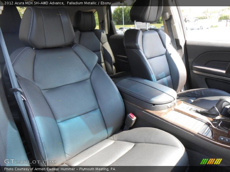 Palladium Metallic / Ebony 2012 Acura MDX SH-AWD Advance