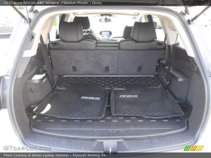 Palladium Metallic / Ebony 2012 Acura MDX SH-AWD Advance