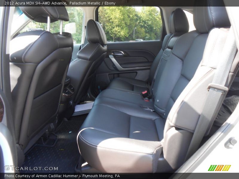 Palladium Metallic / Ebony 2012 Acura MDX SH-AWD Advance