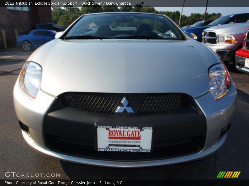 Quick Silver / Dark Charcoal 2012 Mitsubishi Eclipse Spyder GS Sport