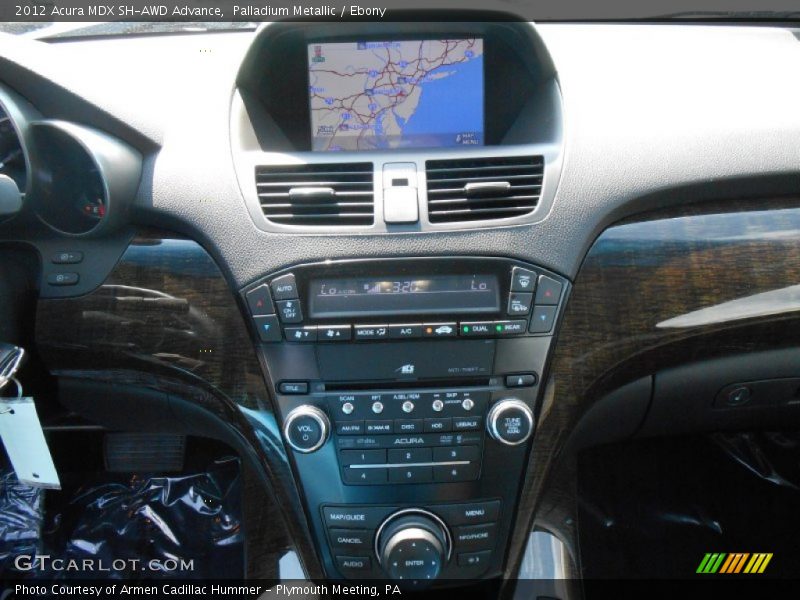 Palladium Metallic / Ebony 2012 Acura MDX SH-AWD Advance