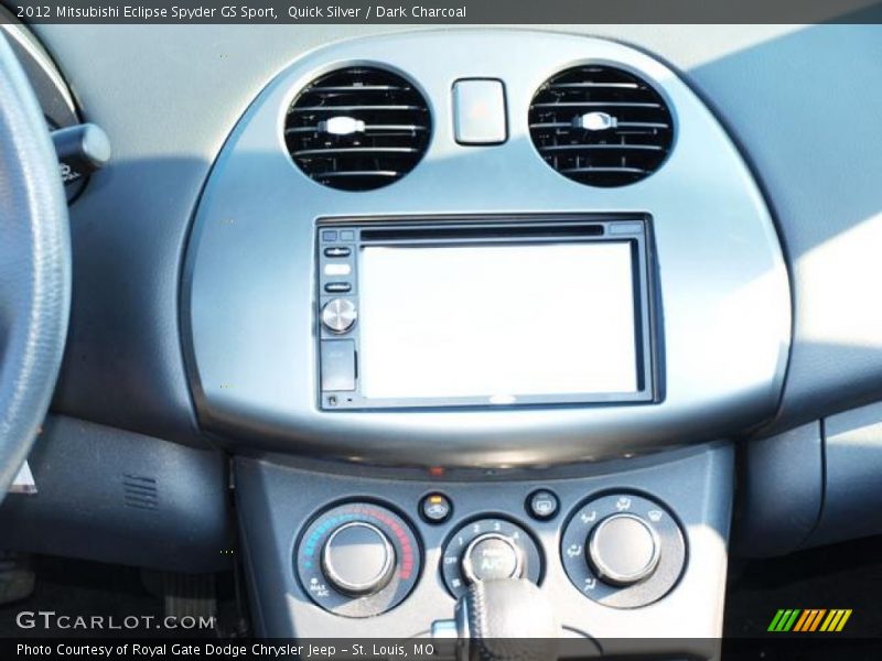 Quick Silver / Dark Charcoal 2012 Mitsubishi Eclipse Spyder GS Sport