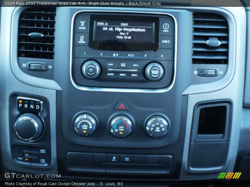 Bright Silver Metallic / Black/Diesel Gray 2014 Ram 1500 Tradesman Quad Cab 4x4