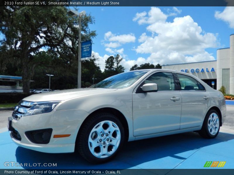 Smokestone Metallic / Medium Light Stone 2010 Ford Fusion SE V6