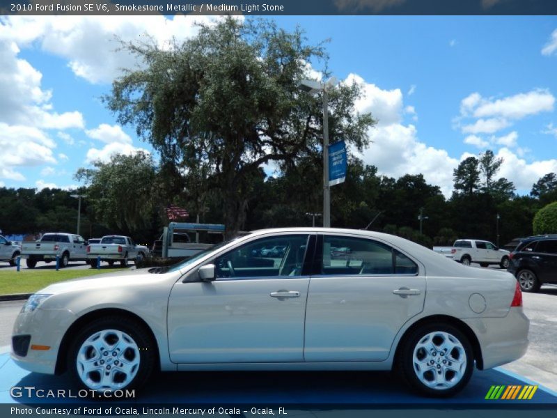 Smokestone Metallic / Medium Light Stone 2010 Ford Fusion SE V6