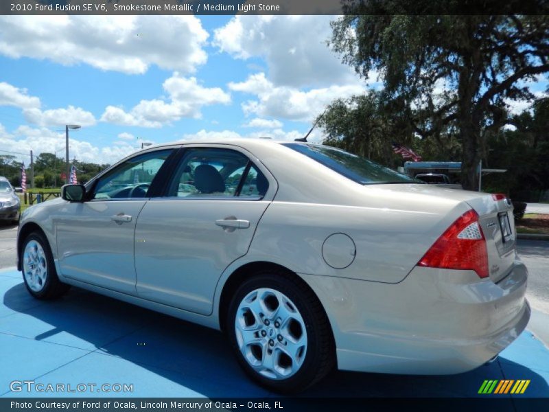 Smokestone Metallic / Medium Light Stone 2010 Ford Fusion SE V6