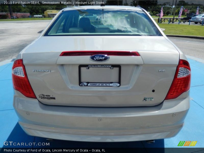 Smokestone Metallic / Medium Light Stone 2010 Ford Fusion SE V6