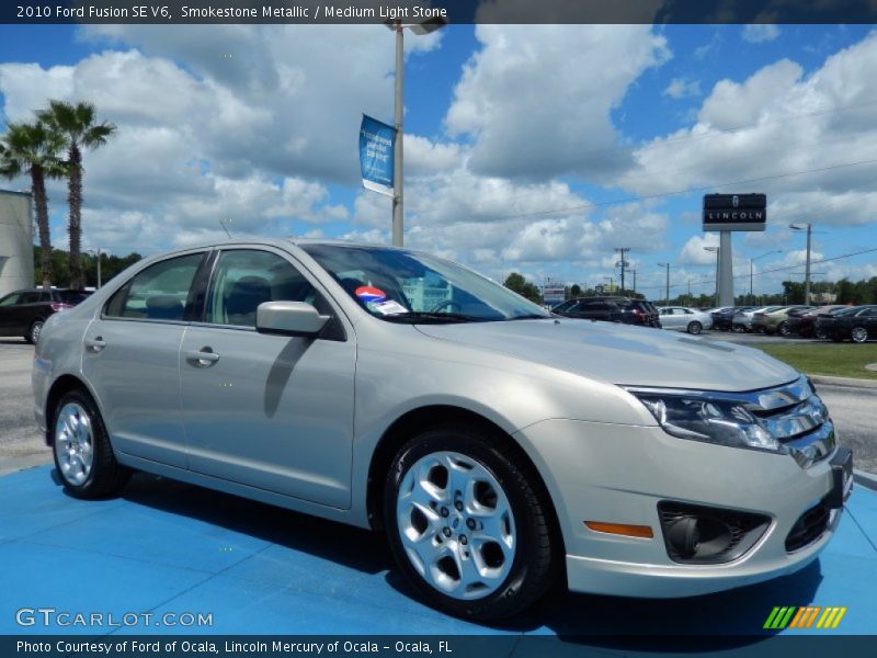 Smokestone Metallic / Medium Light Stone 2010 Ford Fusion SE V6