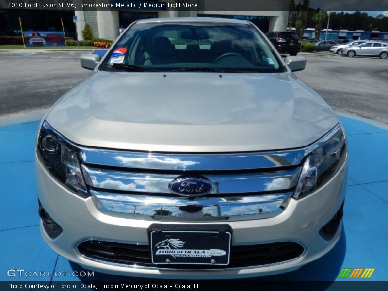 Smokestone Metallic / Medium Light Stone 2010 Ford Fusion SE V6