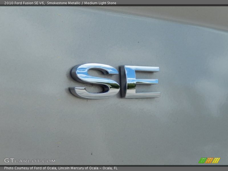 Smokestone Metallic / Medium Light Stone 2010 Ford Fusion SE V6