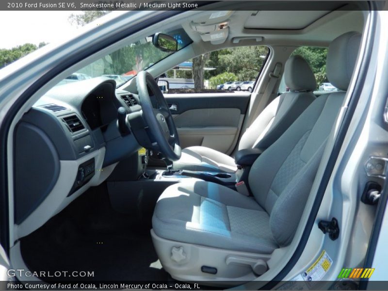 Smokestone Metallic / Medium Light Stone 2010 Ford Fusion SE V6