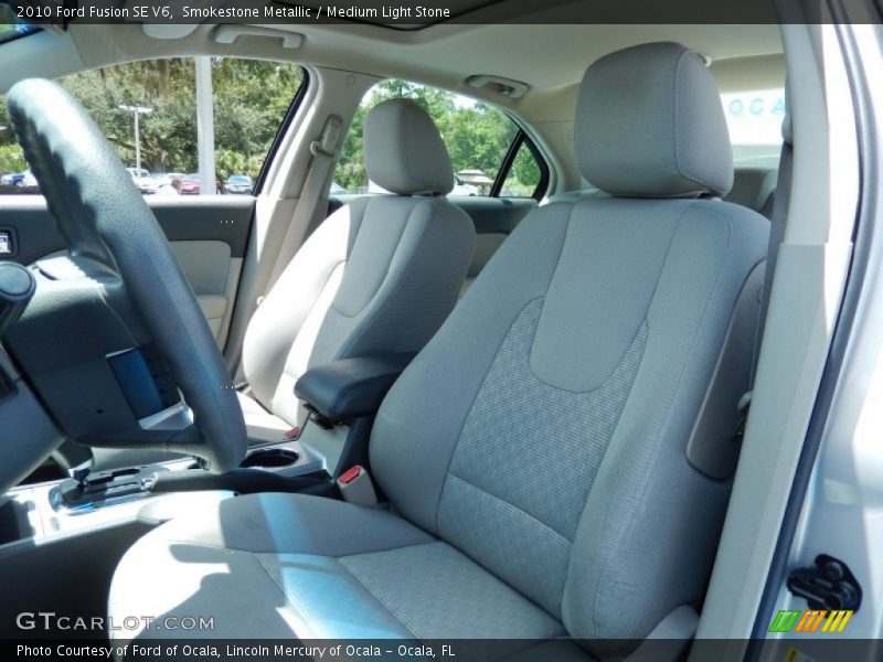 Smokestone Metallic / Medium Light Stone 2010 Ford Fusion SE V6