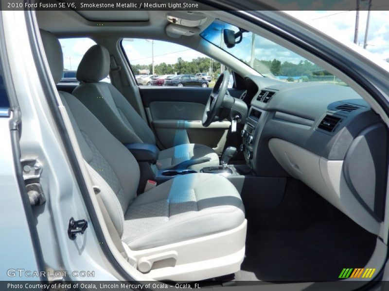 Smokestone Metallic / Medium Light Stone 2010 Ford Fusion SE V6