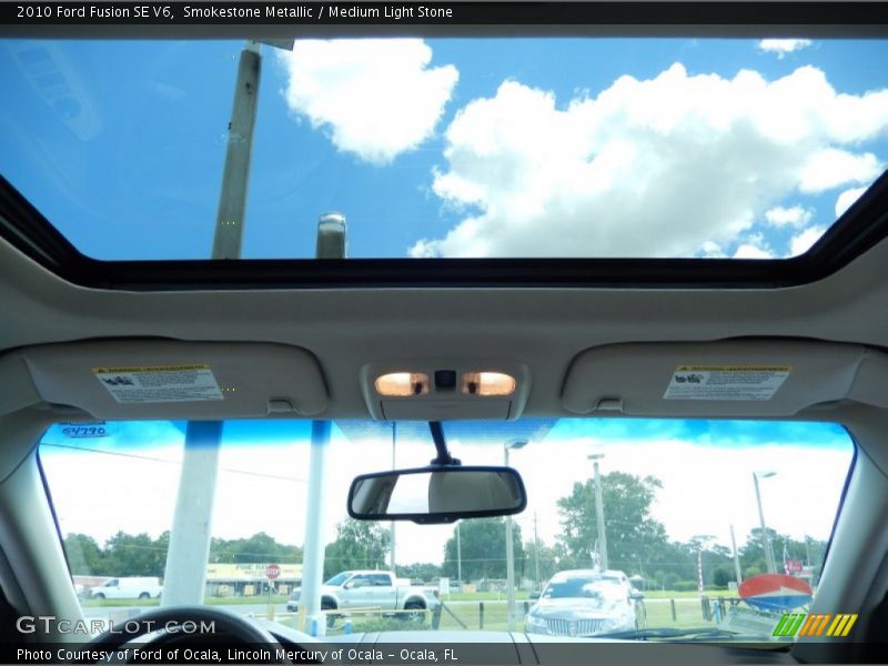 Smokestone Metallic / Medium Light Stone 2010 Ford Fusion SE V6
