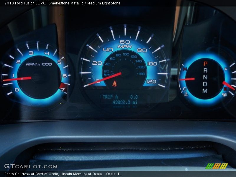 Smokestone Metallic / Medium Light Stone 2010 Ford Fusion SE V6