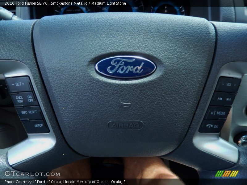 Smokestone Metallic / Medium Light Stone 2010 Ford Fusion SE V6