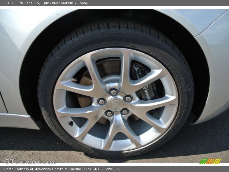 Quicksilver Metallic / Ebony 2013 Buick Regal GS