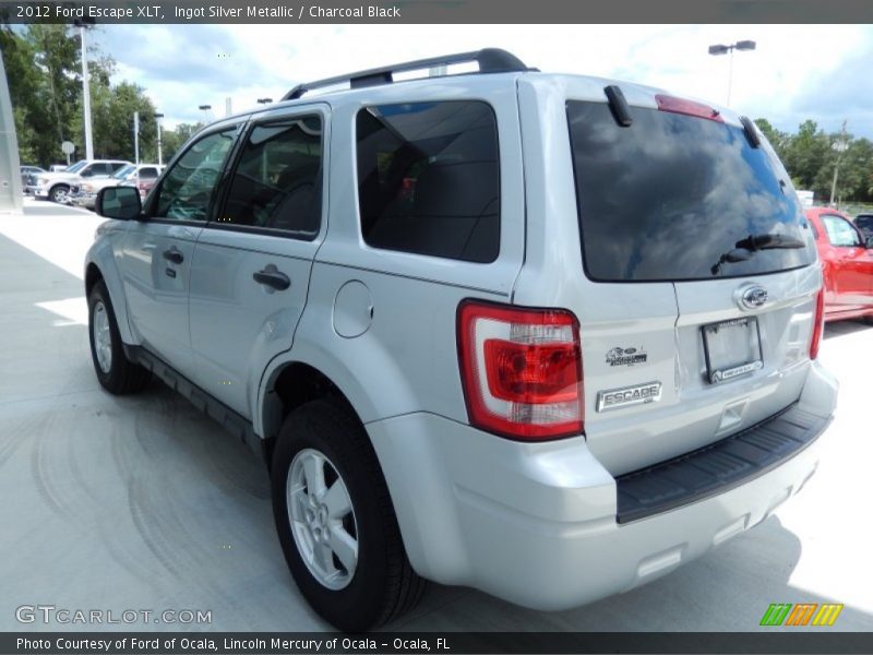 Ingot Silver Metallic / Charcoal Black 2012 Ford Escape XLT