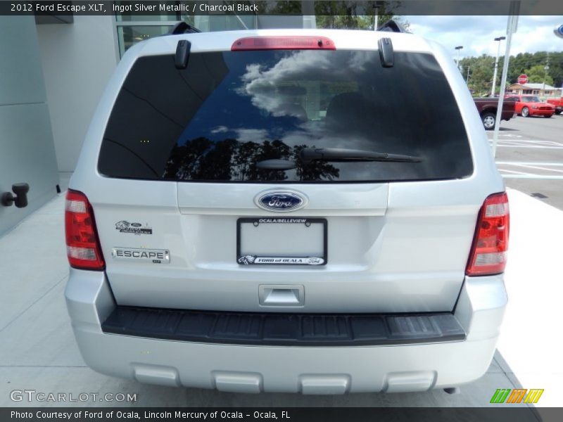 Ingot Silver Metallic / Charcoal Black 2012 Ford Escape XLT