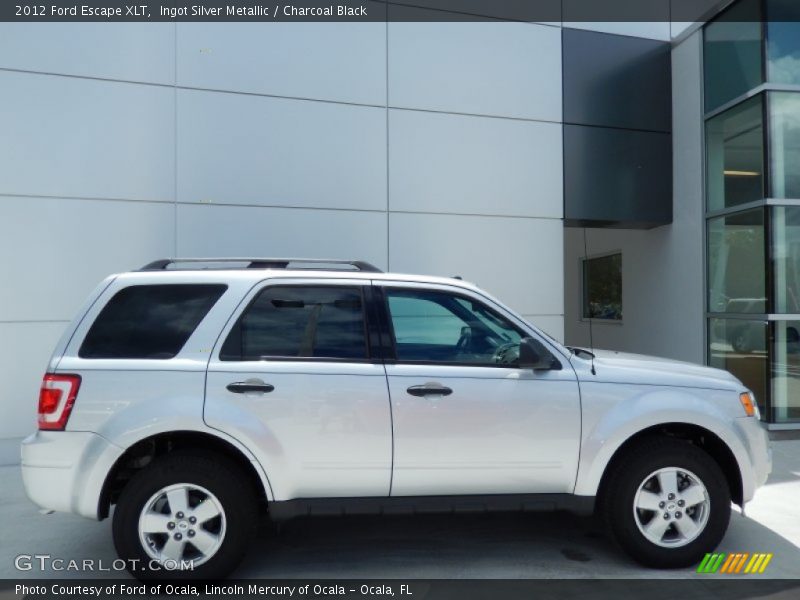 Ingot Silver Metallic / Charcoal Black 2012 Ford Escape XLT