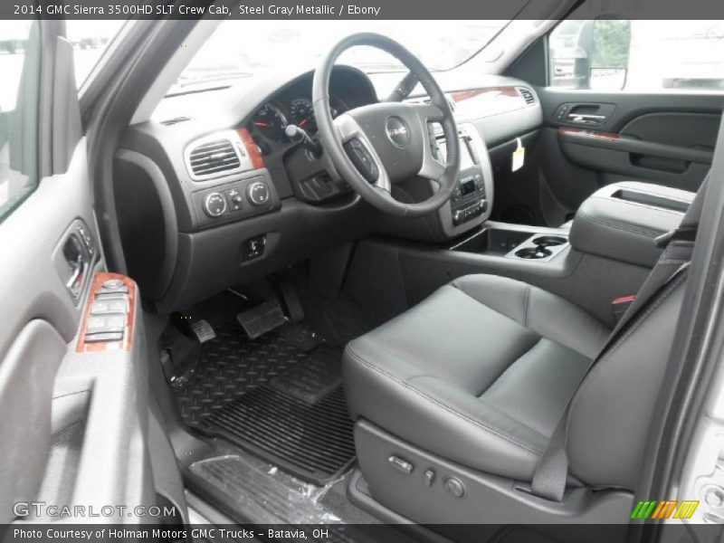 Ebony Interior - 2014 Sierra 3500HD SLT Crew Cab 