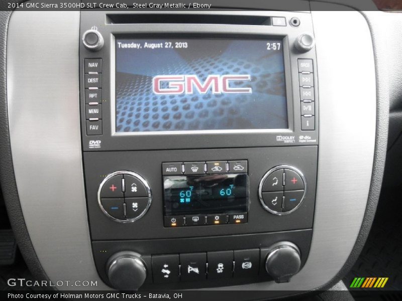 Controls of 2014 Sierra 3500HD SLT Crew Cab
