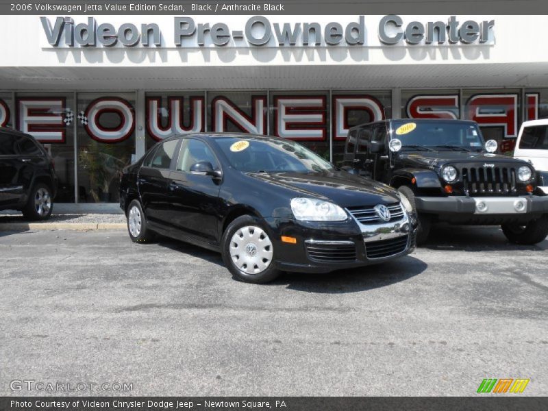 Black / Anthracite Black 2006 Volkswagen Jetta Value Edition Sedan
