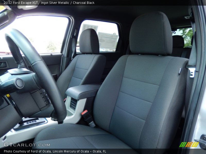 Ingot Silver Metallic / Charcoal Black 2012 Ford Escape XLT