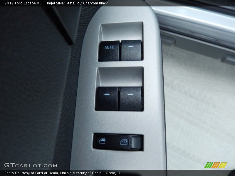 Ingot Silver Metallic / Charcoal Black 2012 Ford Escape XLT