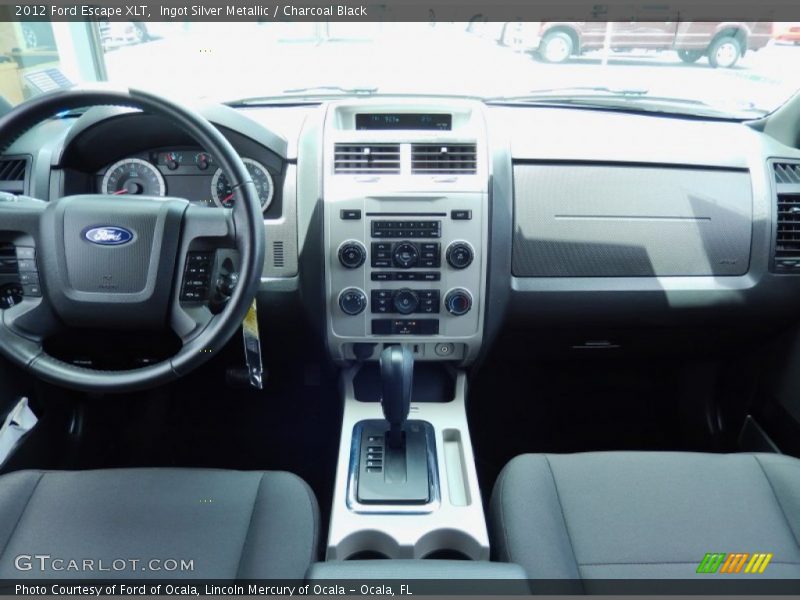 Ingot Silver Metallic / Charcoal Black 2012 Ford Escape XLT
