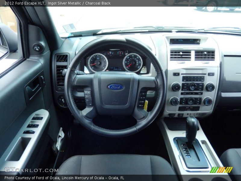 Ingot Silver Metallic / Charcoal Black 2012 Ford Escape XLT