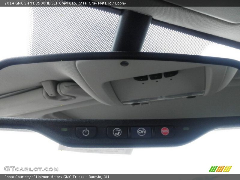 Steel Gray Metallic / Ebony 2014 GMC Sierra 3500HD SLT Crew Cab
