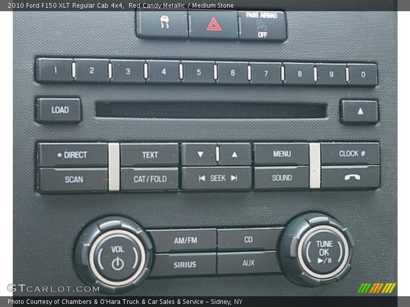 Controls of 2010 F150 XLT Regular Cab 4x4