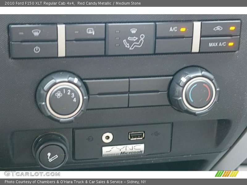 Controls of 2010 F150 XLT Regular Cab 4x4